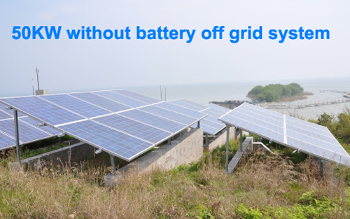 300-800V無(wú)蓄電池太陽(yáng)能發(fā)電系統(tǒng)50kw